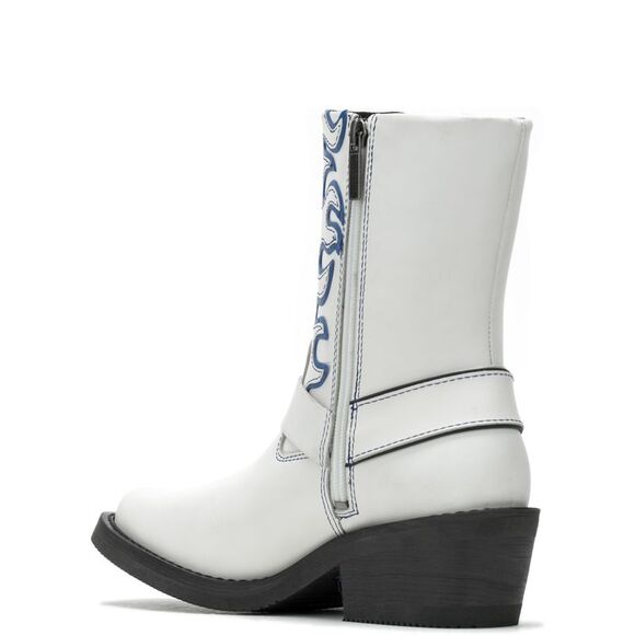 Harley-Davidson Womens Korsen Flame White Boots (NWT) - Picture 6 of 7